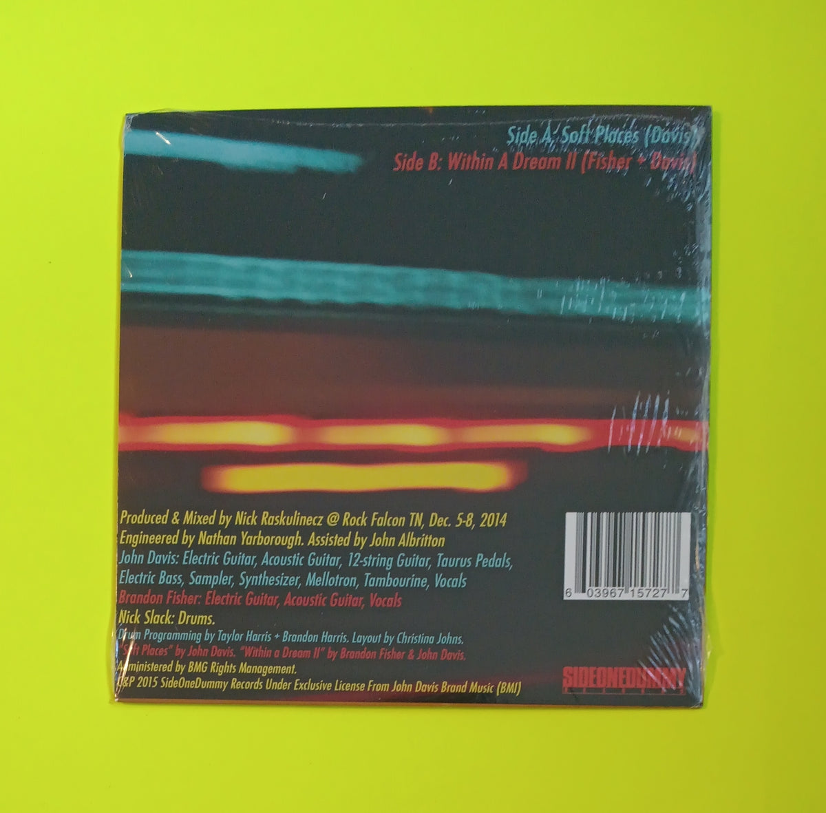 The Lees Of Memory - Soft Places / Within A Dream II - 2015 - SD15727 New - Sealed - 7" RSD Color Vinyl The Lees Of Memory - Soft Places / Within A Dream II - 2015 - SD15727 New - Sealed - 7" RSD Color Vinyl