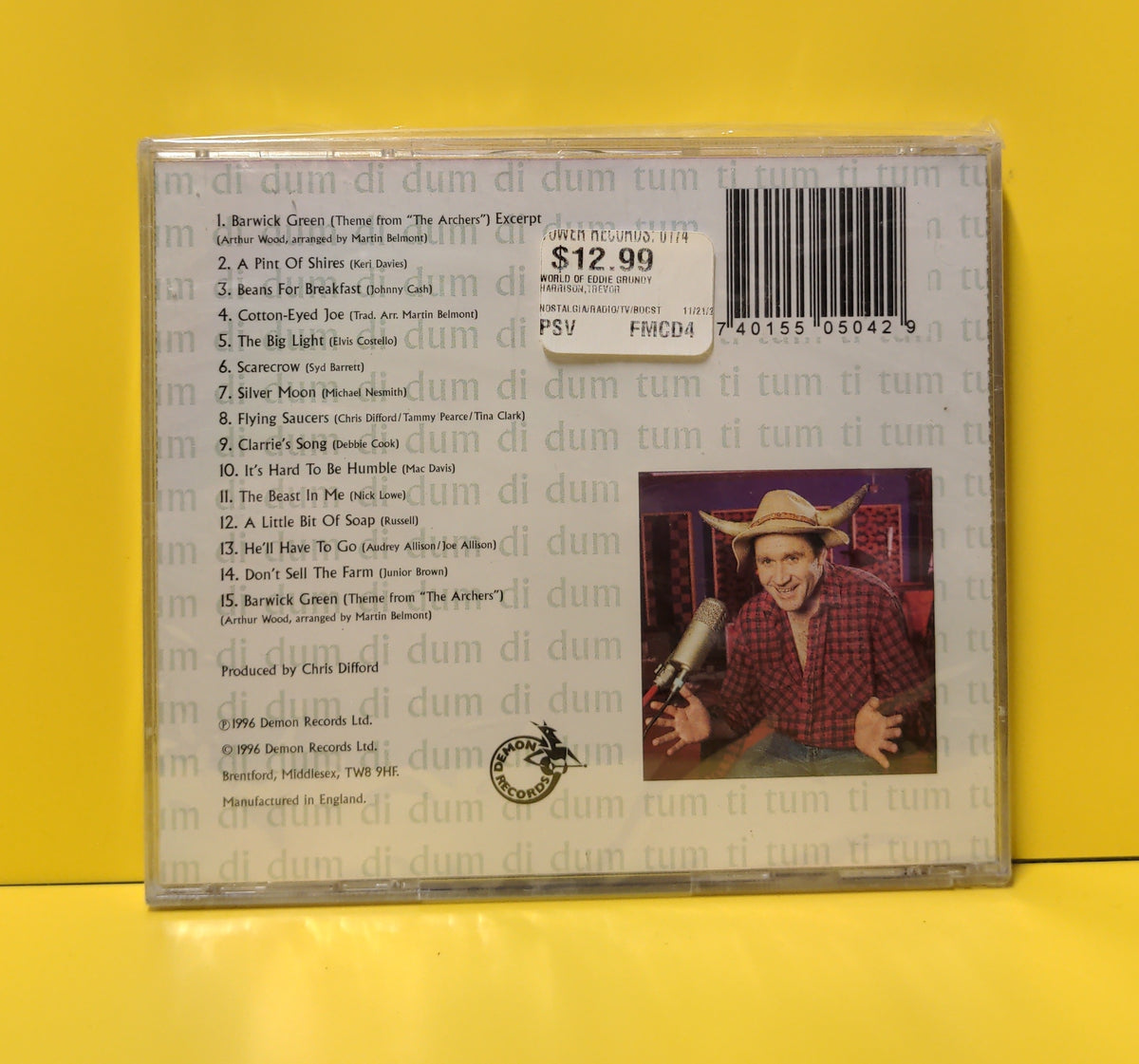 Trevor Harrison - The World Of Eddie Grundy - 1996 - FMCD 4 New - Sealed - CDs Trevor Harrison - The World Of Eddie Grundy - 1996 - FMCD 4 New - Sealed - CDs