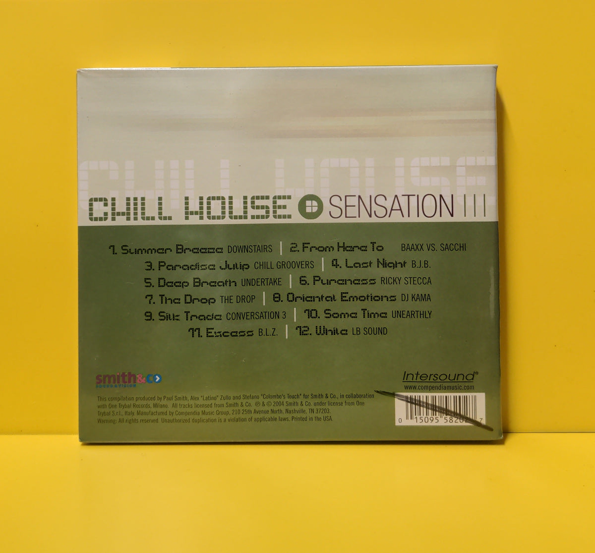 Various - Chill House Sensation Milan - 2004 - 5820 New - Sealed - CDs Various - Chill House Sensation Milan - 2004 - 5820 New - Sealed - CDs