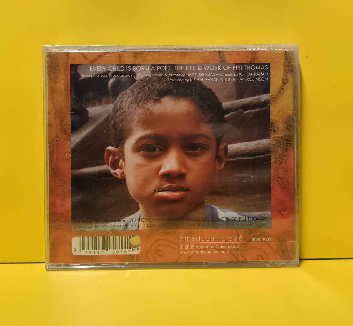 Piri Thomas - Every Child Is Born A Poet - 2006 - amcl 1032 New - Sealed - CDs Piri Thomas - Every Child Is Born A Poet - 2006 - amcl 1032 New - Sealed - CDs