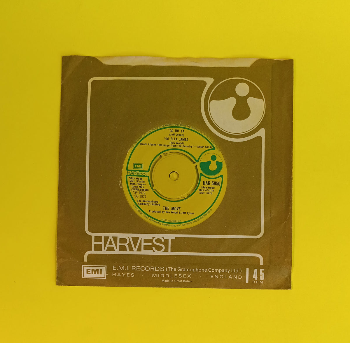 The Move - California Man (UK 7") - 1972 - HAR 5050 Used - VG++ - Vinyl The Move - California Man (UK 7") - 1972 - HAR 5050 Used - VG++ - Vinyl