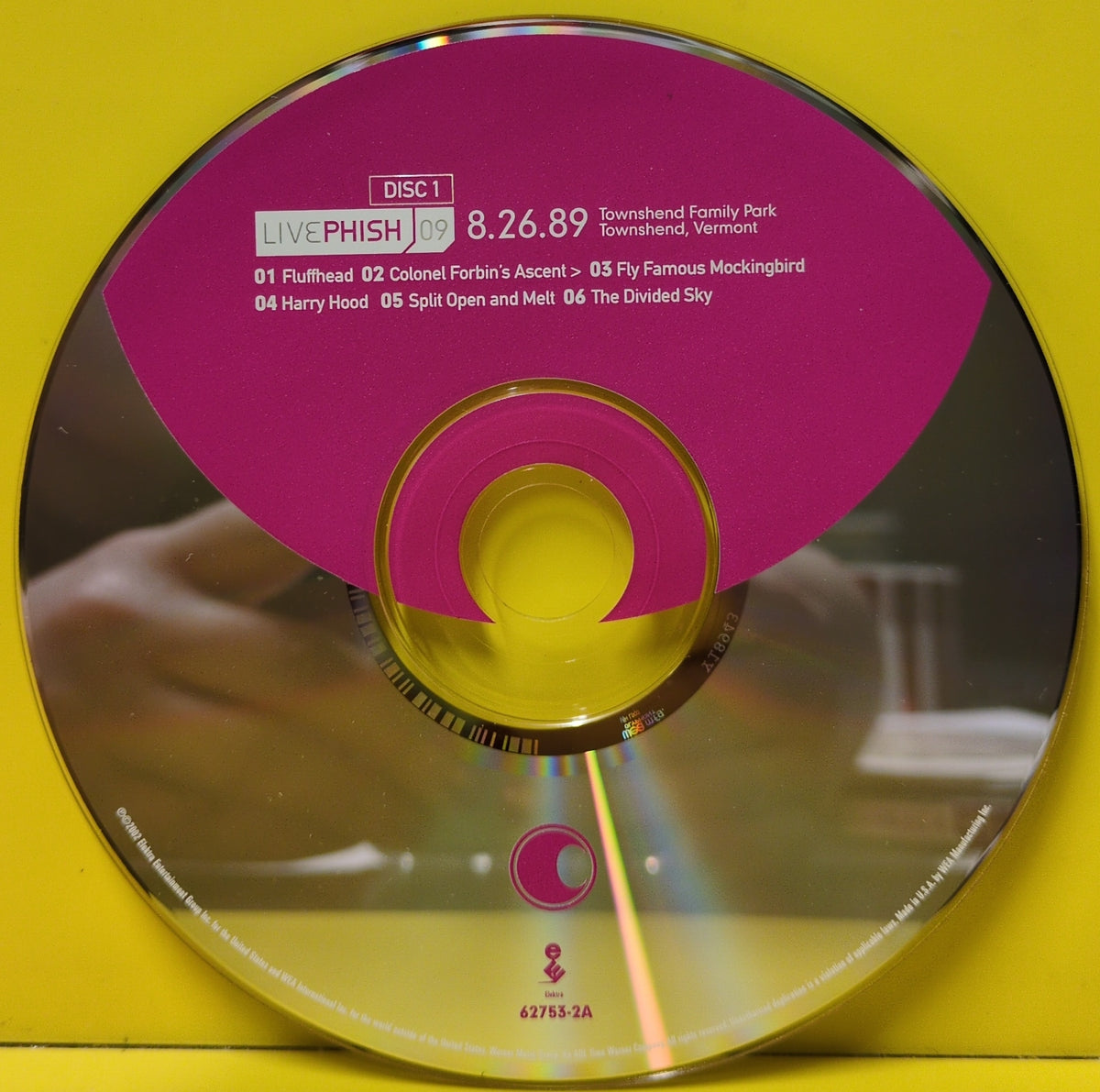 Phish - LivePhish 09 (8.26.89 Townshend Family Park, Townshend, Vermont) - 2002 - 62753-2 Used - VG++ - 3xCD Set Phish - LivePhish 09 (8.26.89 Townshend Family Park, Townshend, Vermont) - 2002 - 62753-2 Used - VG++ - 3xCD Set