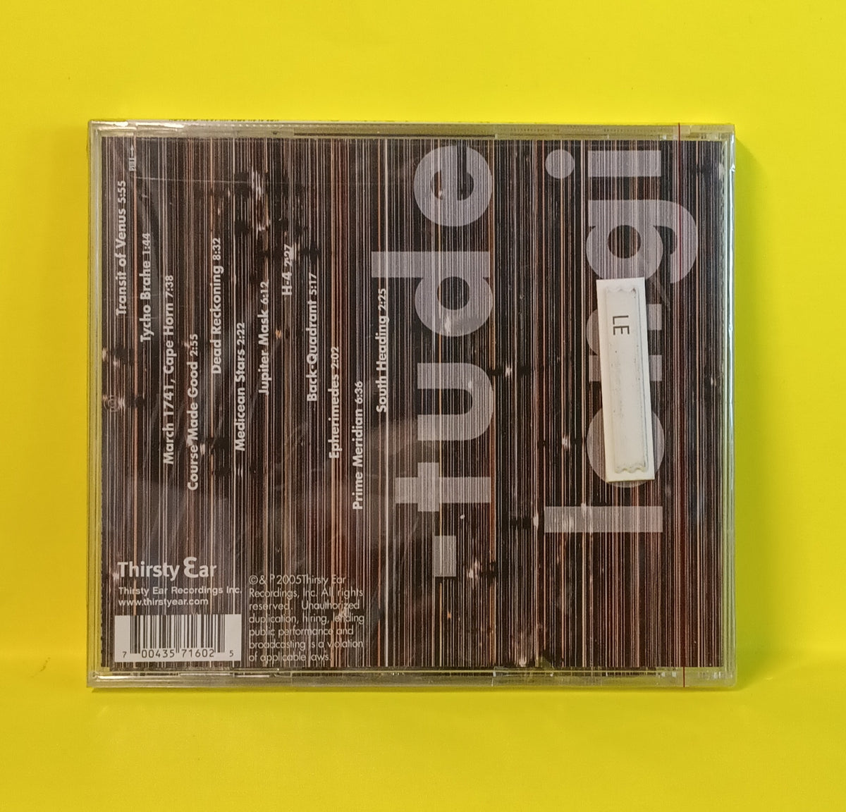 Charlie Hunter And Bobby Previte As Groundtruther + Special Guest DJ Logic - Longitude - 2005 - THI57160.2 New - Sealed - CDs Charlie Hunter And Bobby Previte As Groundtruther + Special Guest DJ Logic - Longitude - 2005 - THI57160.2 New - Sealed - CDs