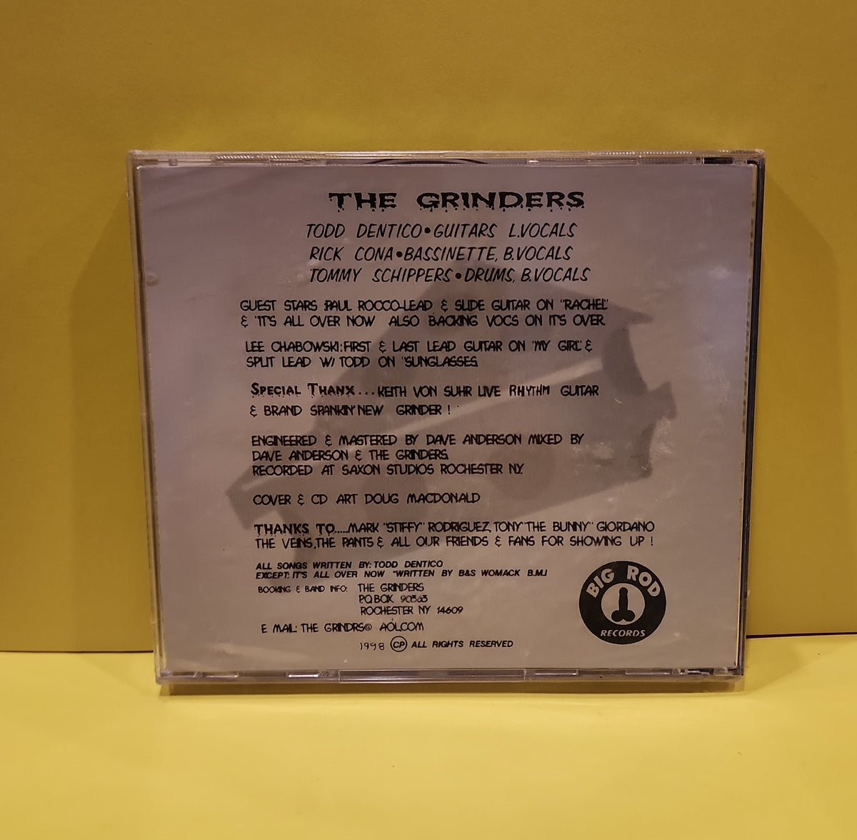 The Grinders - Say Cheese - 1988 - SAX 014 New - Sealed - CDs The Grinders - Say Cheese - 1988 - SAX 014 New - Sealed - CDs