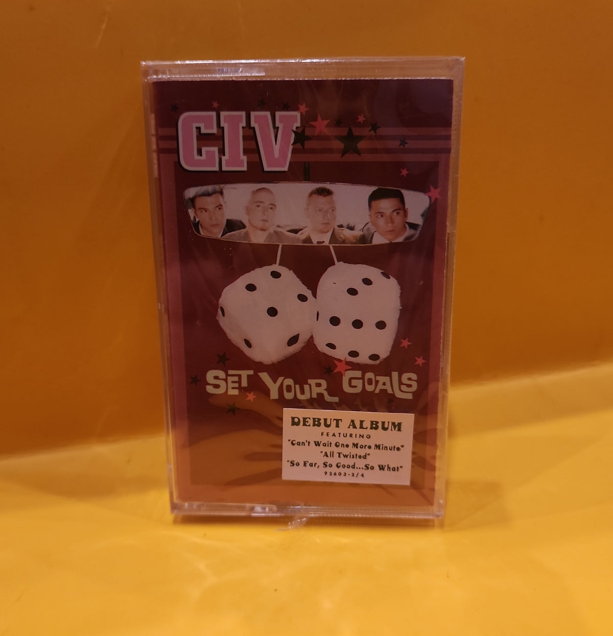 CIV - Set Your Goals - 1995 - New - Sealed - cassettes CIV - Set Your Goals - 1995 - New - Sealed - cassettes