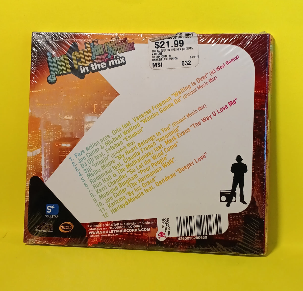 Jon Cutler - In The Mix - 2006 - cls0000632 New - Sealed - CDs Jon Cutler - In The Mix - 2006 - cls0000632 New - Sealed - CDs