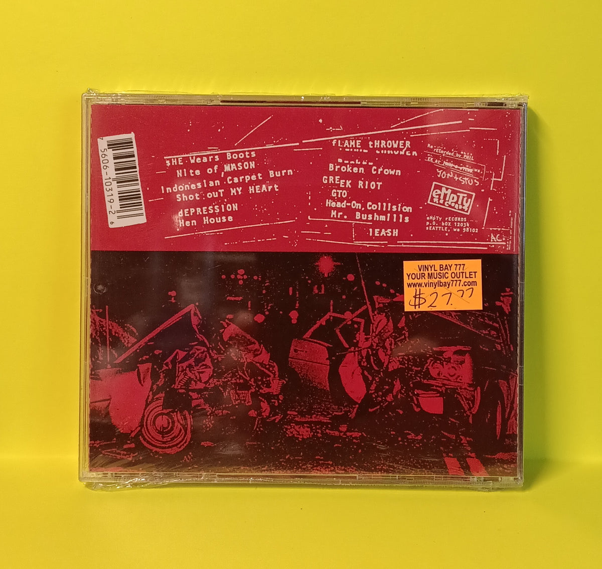 The Fumes - Self-Appointed Guardian Of The Machine - 1996 - MT319 New - Sealed - CDs The Fumes - Self-Appointed Guardian Of The Machine - 1996 - MT319 New - Sealed - CDs