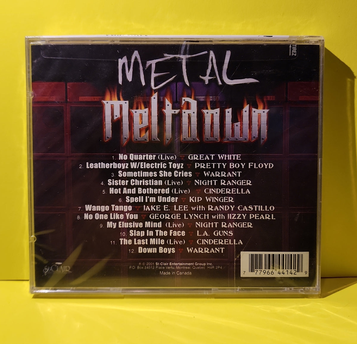 Various - Metal Meltdown - 2001 - CHM44142 New - Sealed - CDs Various - Metal Meltdown - 2001 - CHM44142 New - Sealed - CDs