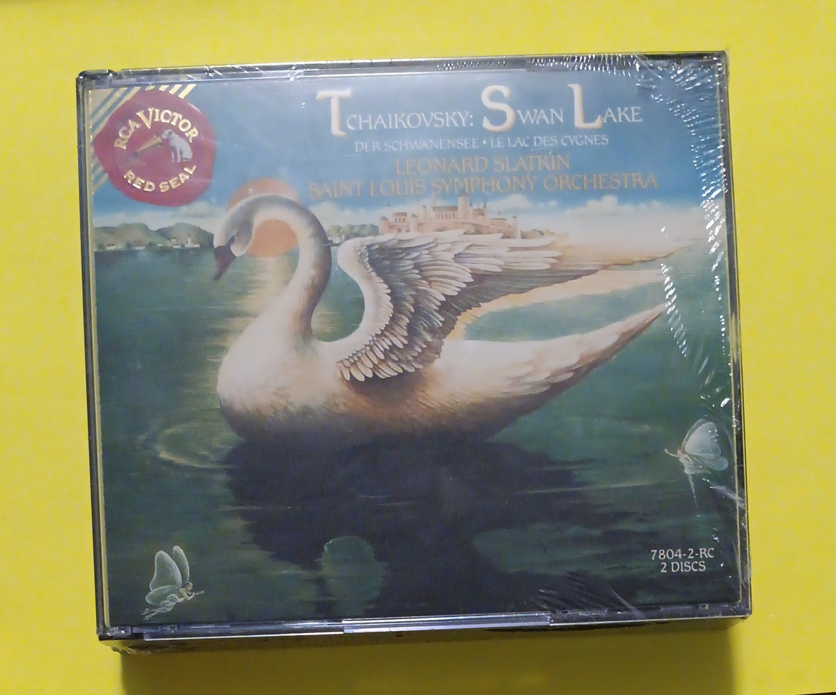 Tchaikovsky- Slatkin, Saint Louis Symphony Orchestra - Swan Lake - 1989 - 7804-2-RC New - Sealed - CDs Tchaikovsky- Slatkin, Saint Louis Symphony Orchestra - Swan Lake - 1989 - 7804-2-RC New - Sealed - CDs