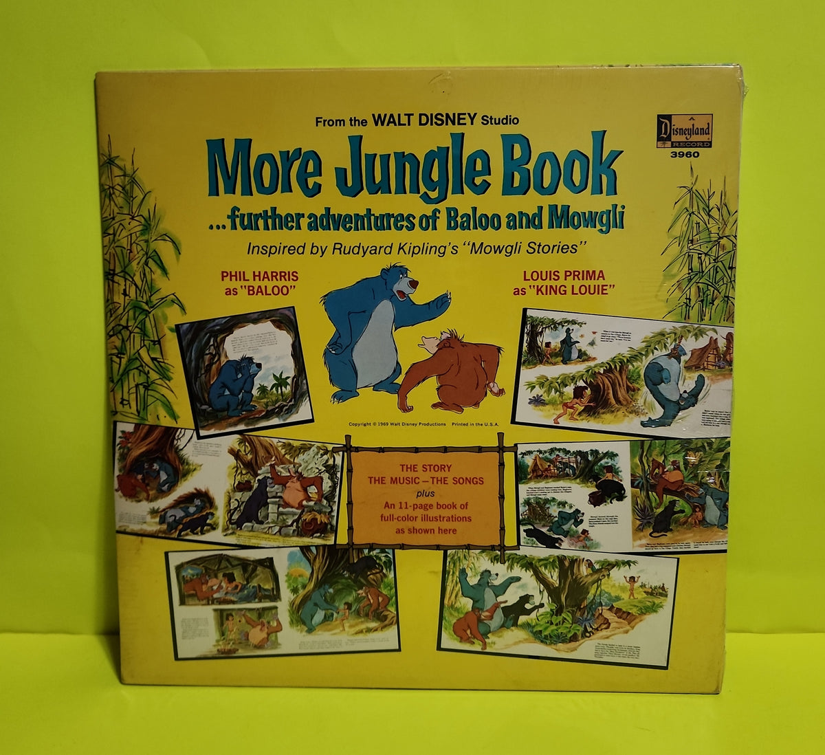 Phil Harris, Louis Prima - More Jungle Book ... Further Adventures of Baloo And Mowgli - 3960 New - Sealed - Vinyl Phil Harris, Louis Prima - More Jungle Book ... Further Adventures of Baloo And Mowgli - 3960 New - Sealed - Vinyl