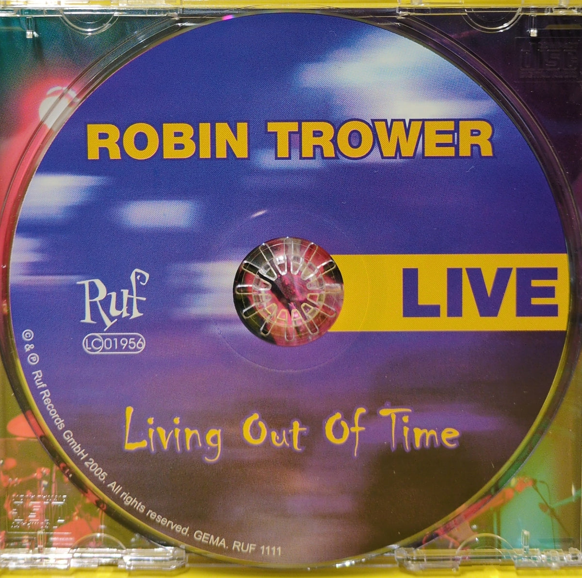 Robin Trower - Living Out Of Time: Live - 2005 - RUF 1111 Used - EX - CDs Robin Trower - Living Out Of Time: Live - 2005 - RUF 1111 Used - EX - CDs