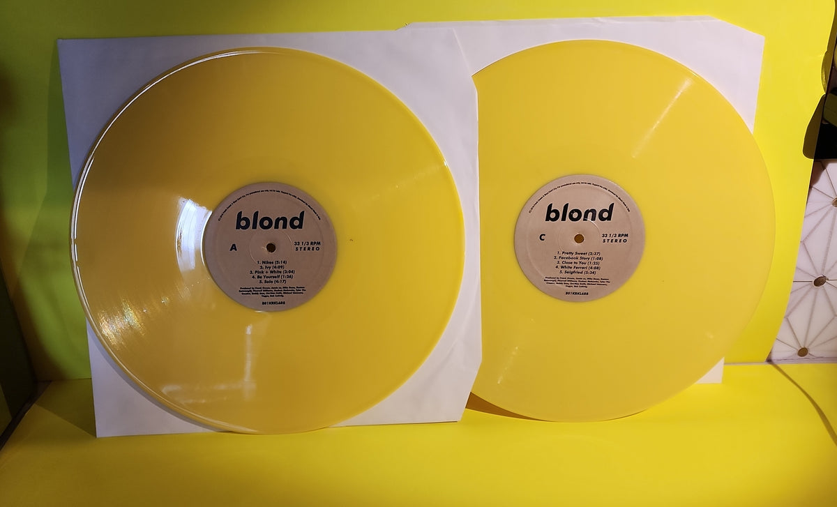 Frank Ocean - Blonde - New - Sealed - Yellow Vinyl / CD Frank Ocean - Blonde - New - Sealed - Yellow Vinyl / CD