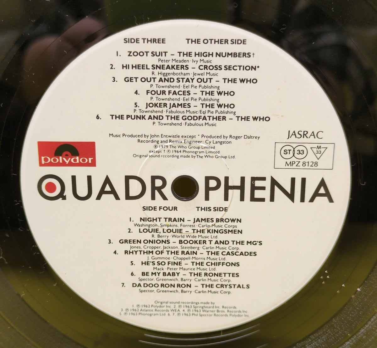 The Who, Various - Quadrophenia (Music From The Soundtrack Of The Who Film) - 1979 - MPZ 8127/8 Used - VG++ - Vinyl The Who, Various - Quadrophenia (Music From The Soundtrack Of The Who Film) - 1979 - MPZ 8127/8 Used - VG++ - Vinyl