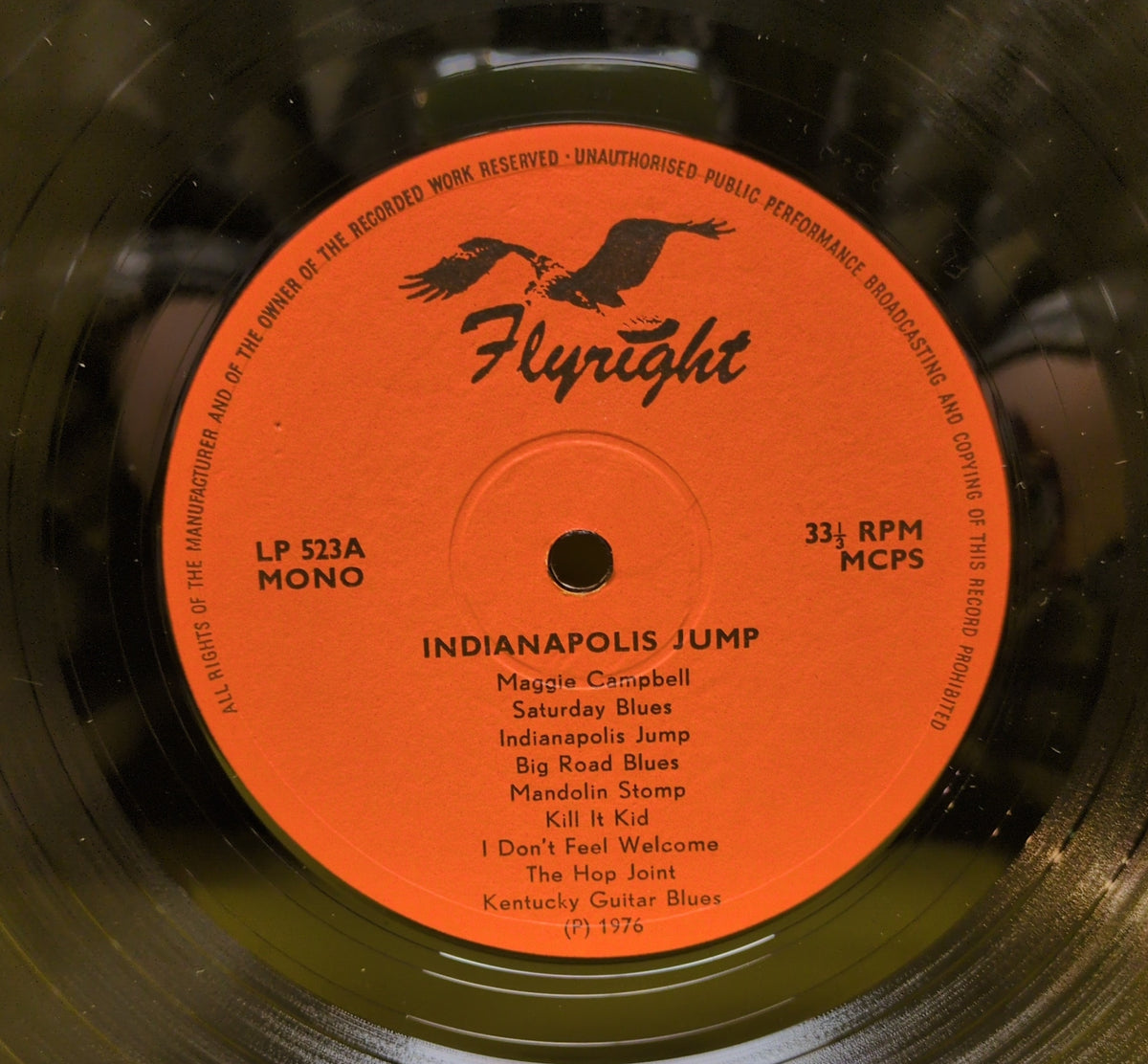 Various - Indianapolis Jump - 1977 - LP 523 Used - VG++ - Vinyl - Mono Various - Indianapolis Jump - 1977 - LP 523 Used - VG++ - Vinyl - Mono