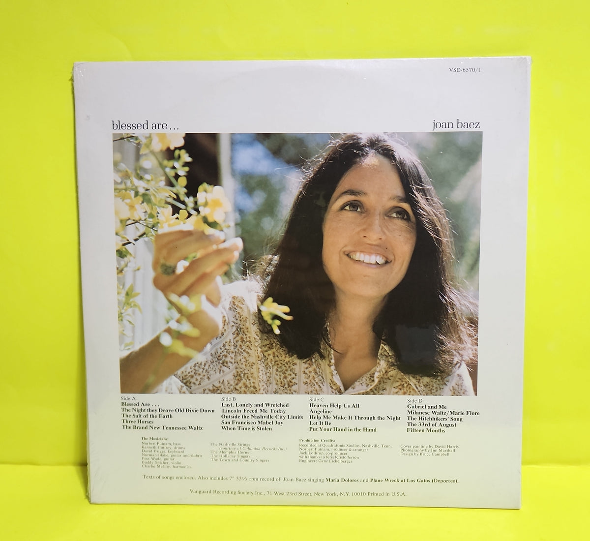 Joan Baez - Bless Are... - 1971 - VSD-6570/1 New - Sealed - Vinyl Joan Baez - Bless Are... - 1971 - VSD-6570/1 New - Sealed - Vinyl