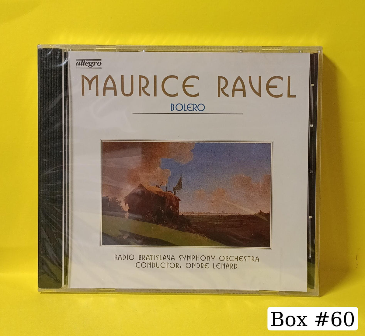 Maurice Ravel- Radio Bratislava Symphony Orchestra, Lenard, Dennis Burkh - Bolero - 21036 New - Sealed - CDs Maurice Ravel- Radio Bratislava Symphony Orchestra, Lenard, Dennis Burkh - Bolero - 21036 New - Sealed - CDs