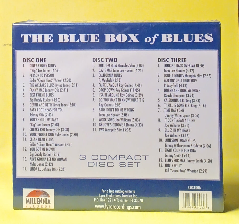 Various - The Blue Box of Blues - 2003 - CD31006 New - Sealed - 3 CD Box Various - The Blue Box of Blues - 2003 - CD31006 New - Sealed - 3 CD Box