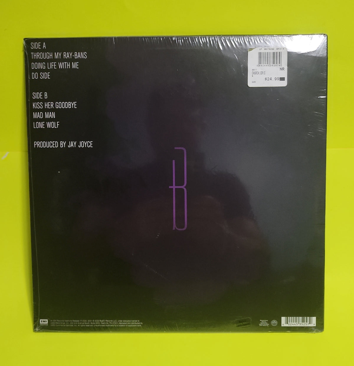 Eric Church - & - 2022 - B0035022-01 New - Sealed - Vinyl Eric Church - & - 2022 - B0035022-01 New - Sealed - Vinyl