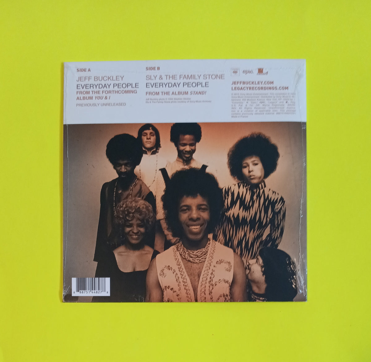 Jeff Buckley / Sly & The Family Stone - Everyday People - 2015 - 88875144827 New - Sealed - 7" RSD Vinyl Jeff Buckley / Sly & The Family Stone - Everyday People - 2015 - 88875144827 New - Sealed - 7" RSD Vinyl