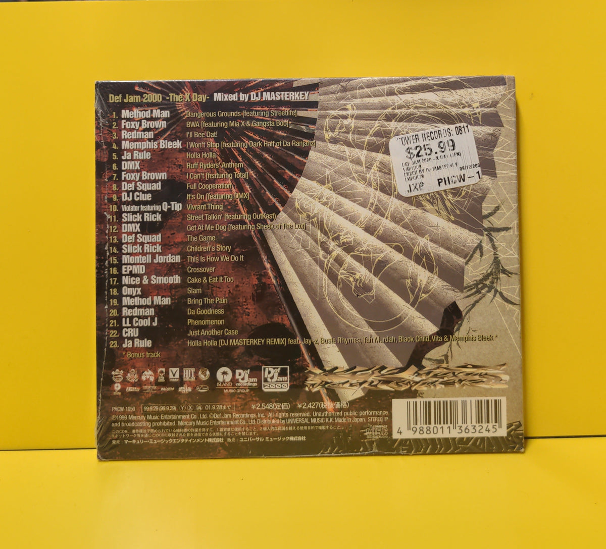 DJ Masterkey / Various Artists - The X Day - 1999 - PHCW-1050 New - Sealed - CDs DJ Masterkey / Various Artists - The X Day - 1999 - PHCW-1050 New - Sealed - CDs