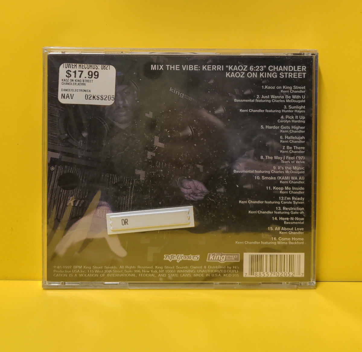 Kerri "Kaoz 6:23" Chandler - Mix The Vibe (Kaoz On King Street) - 1997 - KCD-205 New - Sealed - CDs Kerri "Kaoz 6:23" Chandler - Mix The Vibe (Kaoz On King Street) - 1997 - KCD-205 New - Sealed - CDs