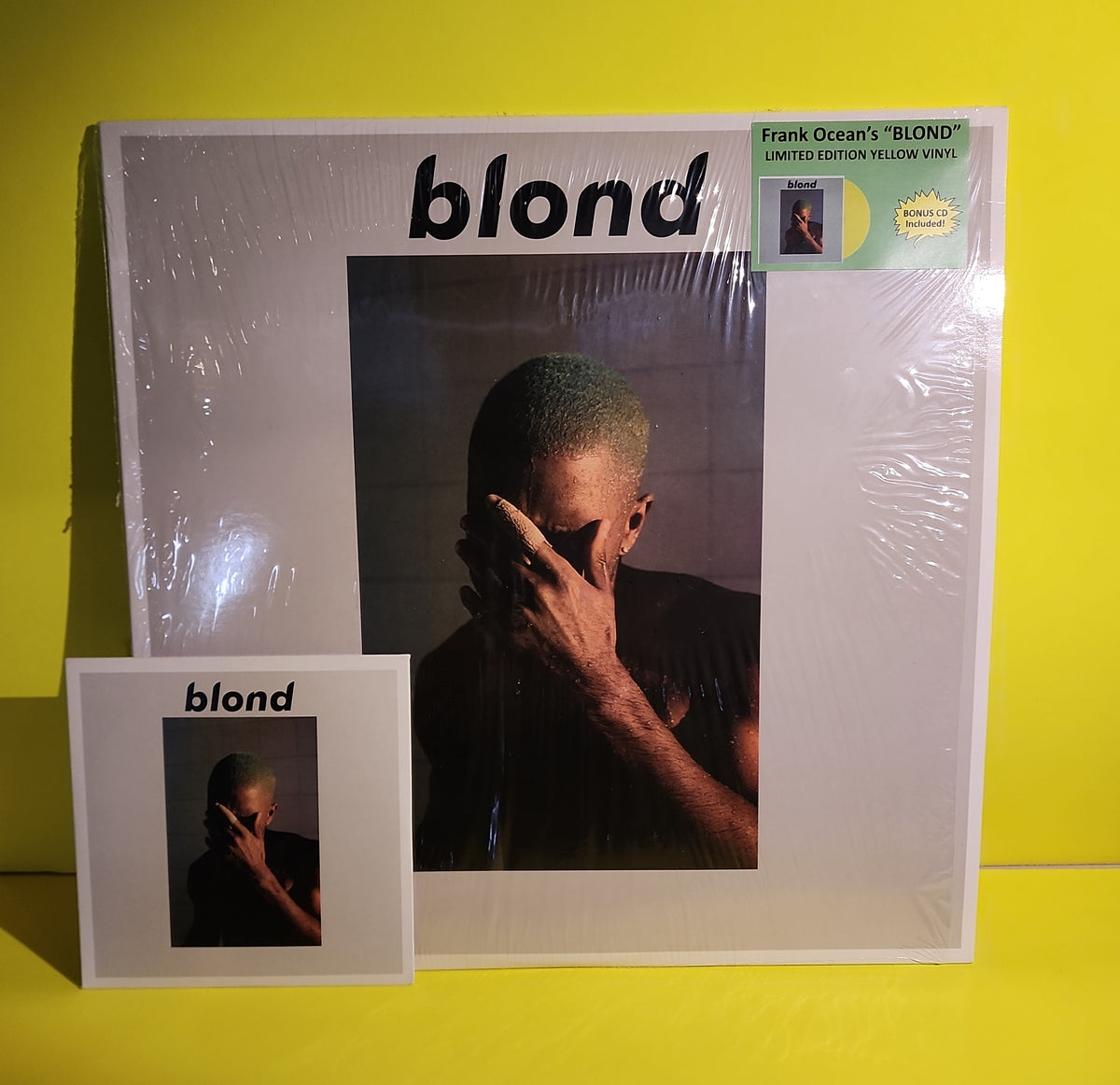 Frank Ocean - Blonde - New - Sealed - Yellow Vinyl / CD Frank Ocean - Blonde - New - Sealed - Yellow Vinyl / CD