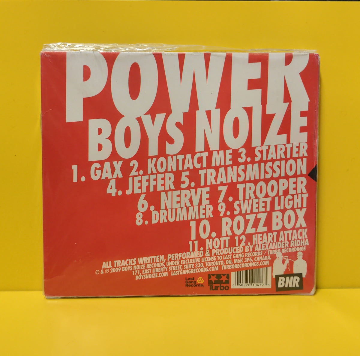 Boys Noize - Power - 2009 - Q201047 New - Sealed - CDs Boys Noize - Power - 2009 - Q201047 New - Sealed - CDs
