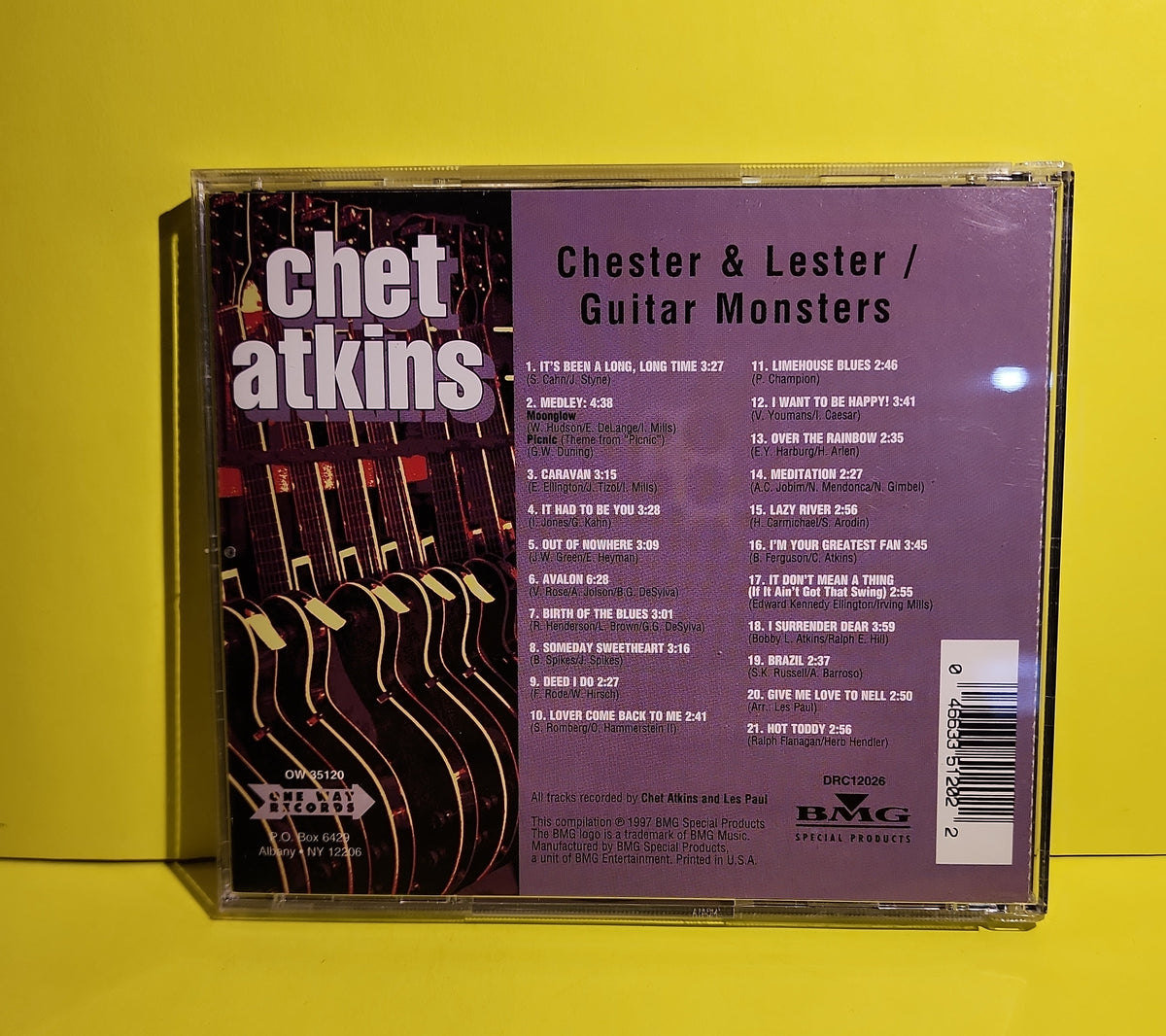 Chet Atkins, Les Paul - Chester & Lester / Guitar Monsters - 1997 - DRC12026 Used - NM - CDs Chet Atkins, Les Paul - Chester & Lester / Guitar Monsters - 1997 - DRC12026 Used - NM - CDs