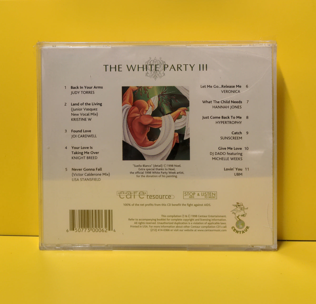 DJ David Knapp - The White Party III - 1998 - CEN 0006 New - Sealed - CDs DJ David Knapp - The White Party III - 1998 - CEN 0006 New - Sealed - CDs
