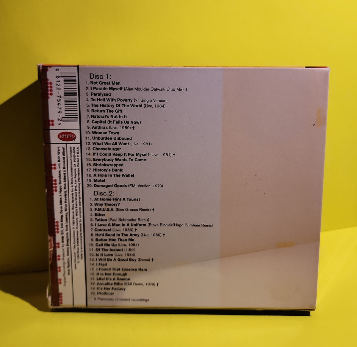 Gang Of Four - 100 Flowers Bloom - 1998 - R2 75479 Used - VG++ - CDs Gang Of Four - 100 Flowers Bloom - 1998 - R2 75479 Used - VG++ - CDs