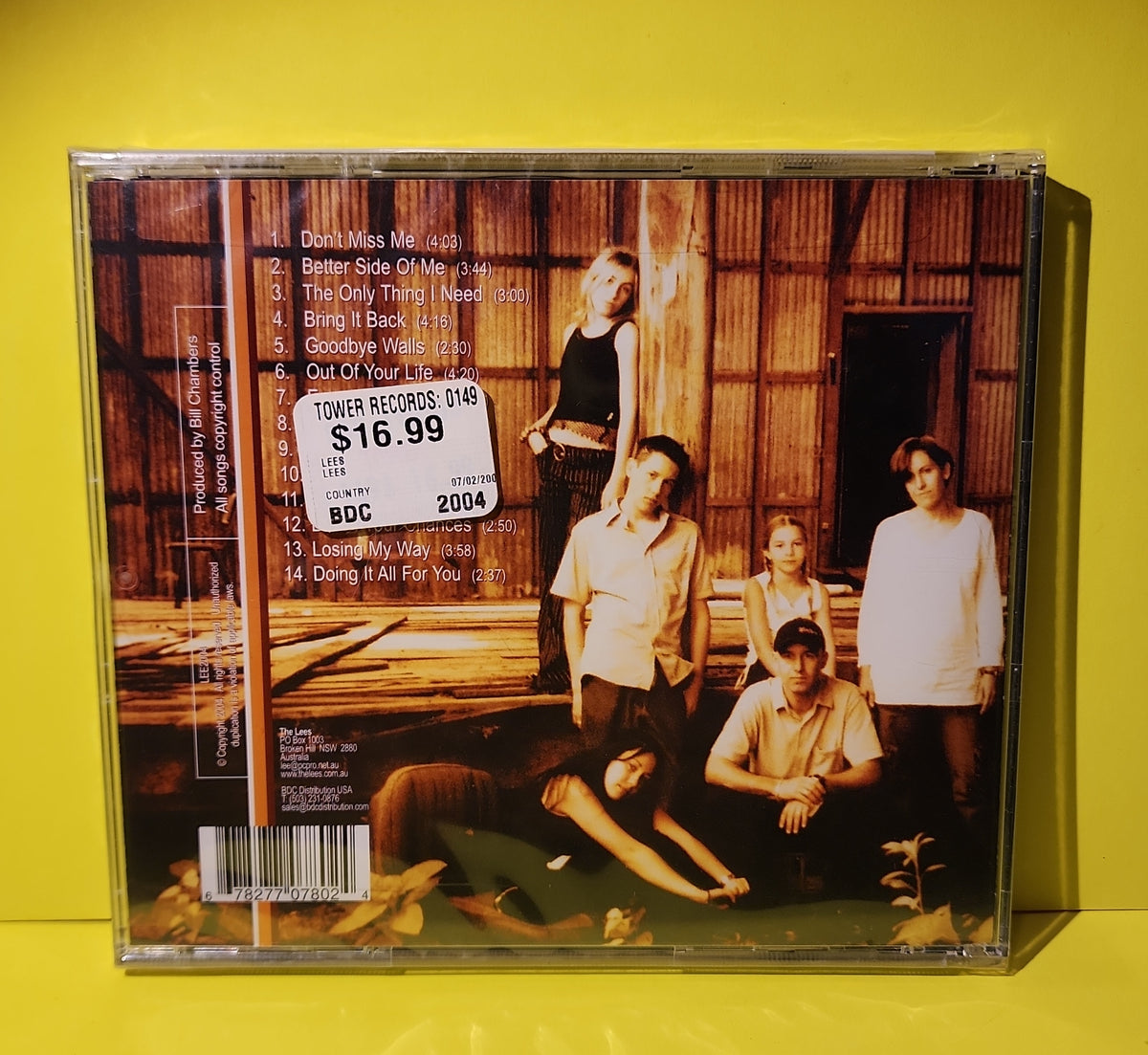 The Lees - The Lees - 2004 - LEE2004 New - Sealed - CDs The Lees - The Lees - 2004 - LEE2004 New - Sealed - CDs