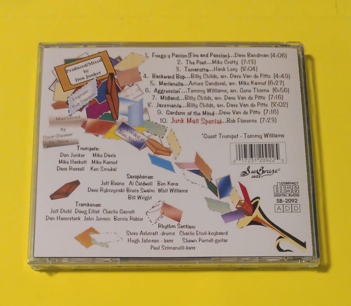 Don Junker Big Band - Junk Mail Special - 1998 - SB-2092 New - Sealed - CDs Don Junker Big Band - Junk Mail Special - 1998 - SB-2092 New - Sealed - CDs