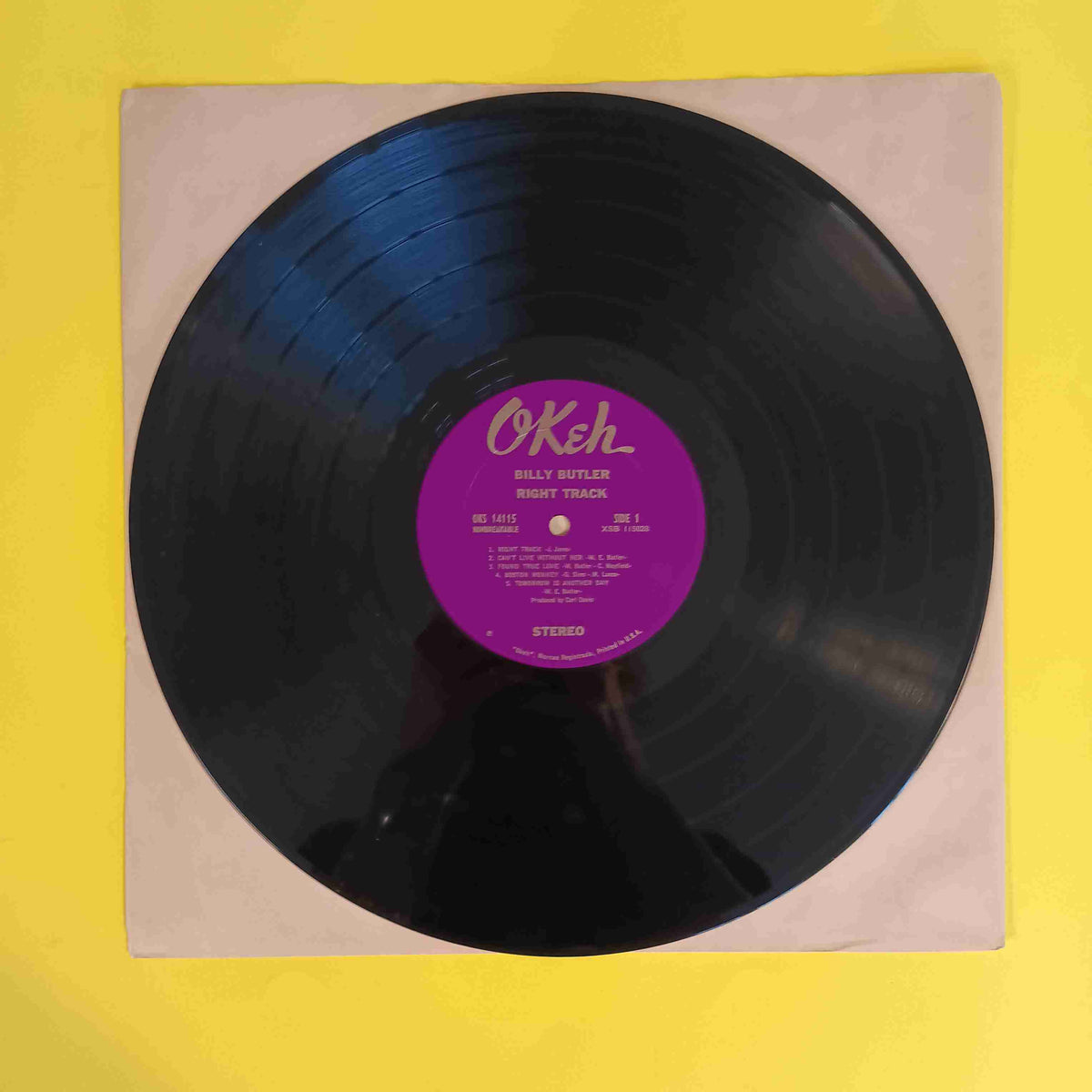Billy Butler - Right Track ORIGINAL PROMO - 1966 - OKS 14115 Used - EX - Vinyl Billy Butler - Right Track ORIGINAL PROMO - 1966 - OKS 14115 Used - EX - Vinyl