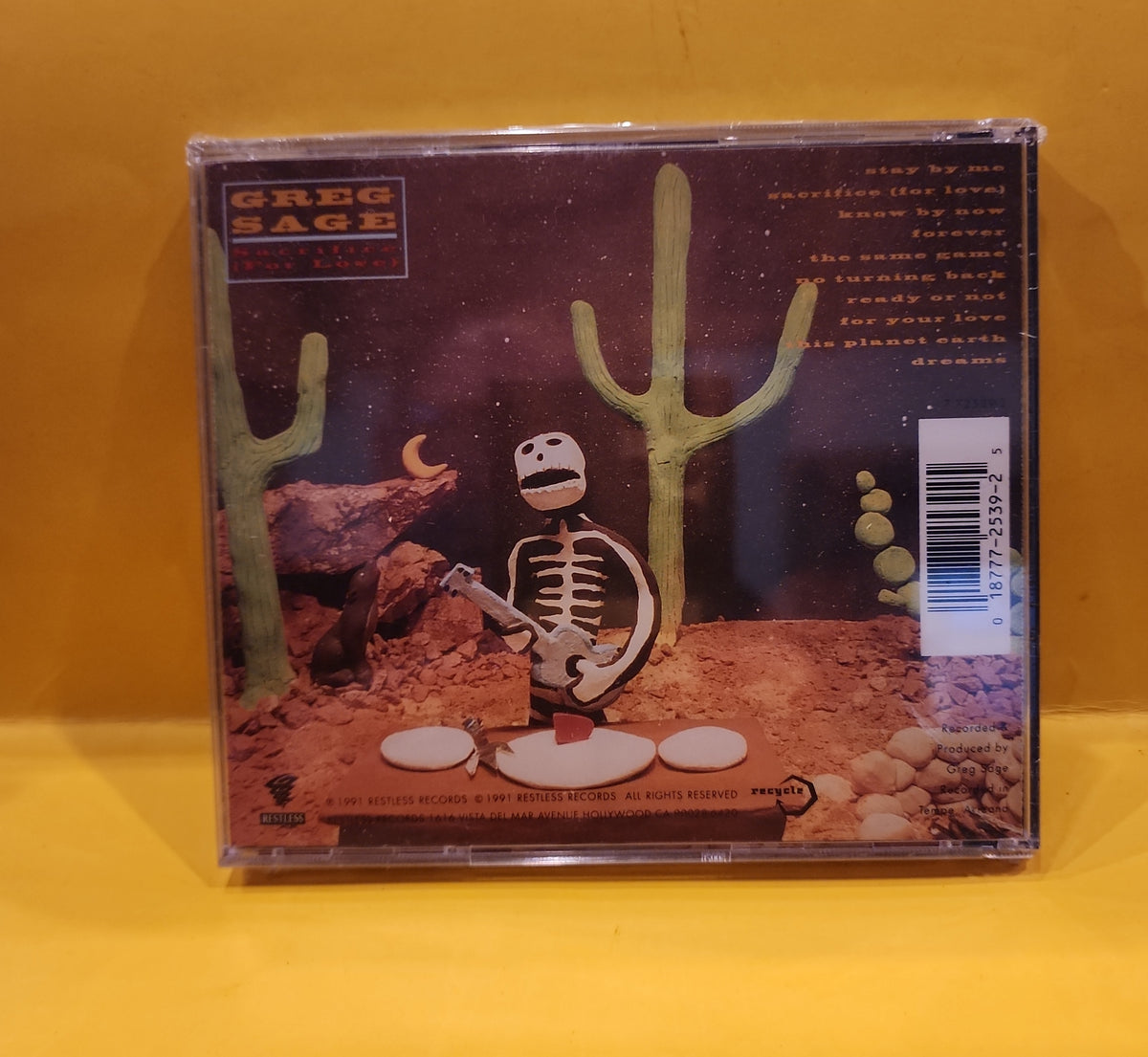 Greg Sage - Sacrifice - 1991 - 7 72539-2 New - Sealed - CDs Greg Sage - Sacrifice - 1991 - 7 72539-2 New - Sealed - CDs