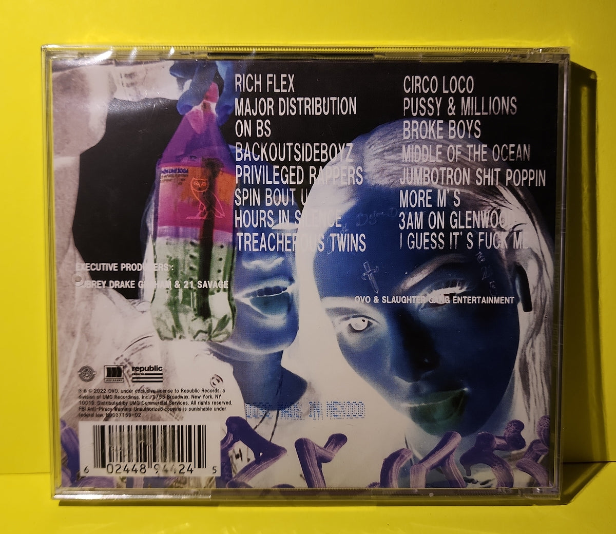 Drake & 21 Savage - Her Loss - 2023 - B0037159-02 New - Sealed - CDs Drake & 21 Savage - Her Loss - 2023 - B0037159-02 New - Sealed - CDs