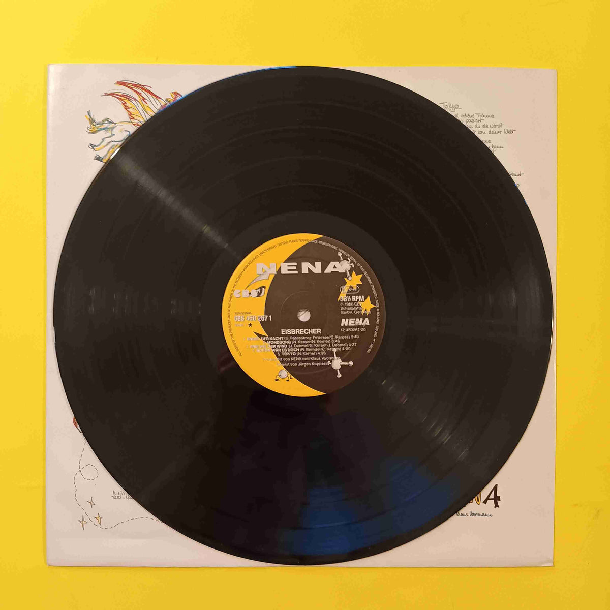 Nena - Eisbrecher (Original German Press) - 1986 - CBS 450267 1 Used - EX - Vinyl Nena - Eisbrecher (Original German Press) - 1986 - CBS 450267 1 Used - EX - Vinyl