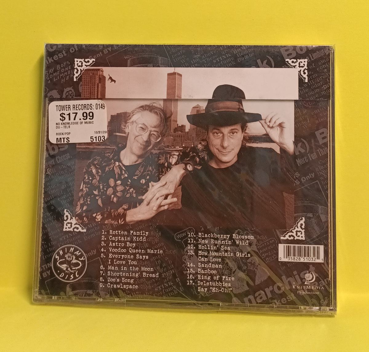 The Du-Tels - No Knowledge Of Music Required - 2000 - SHM-5103 New - Sealed - CDs The Du-Tels - No Knowledge Of Music Required - 2000 - SHM-5103 New - Sealed - CDs