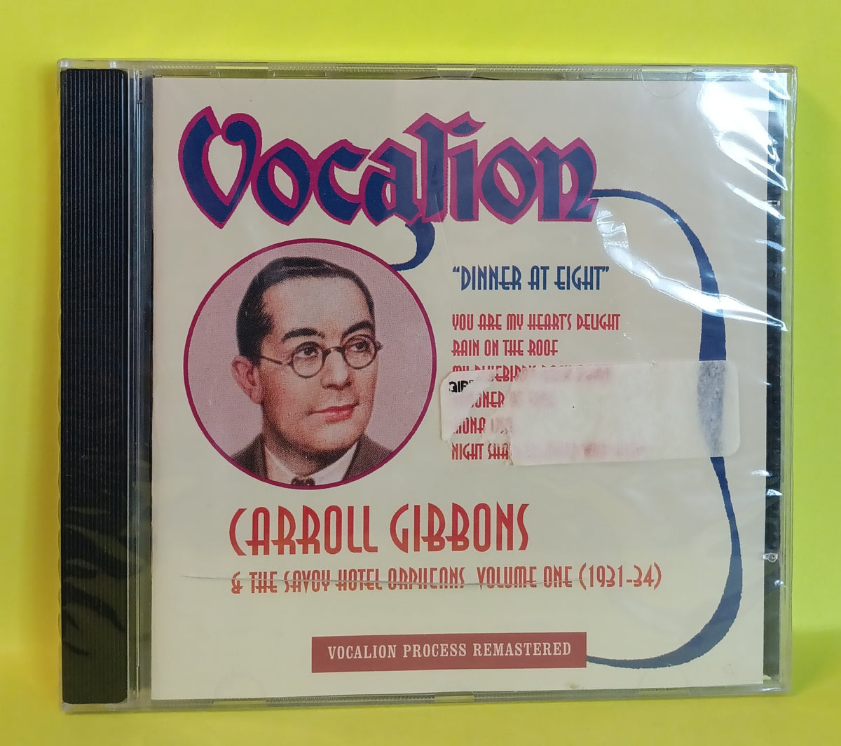 Carroll Gibbons & The Savoy Hotel Orpheans - Dinner At Eight - 2000 - CDEA 6030 New - Sealed - CDs Carroll Gibbons & The Savoy Hotel Orpheans - Dinner At Eight - 2000 - CDEA 6030 New - Sealed - CDs