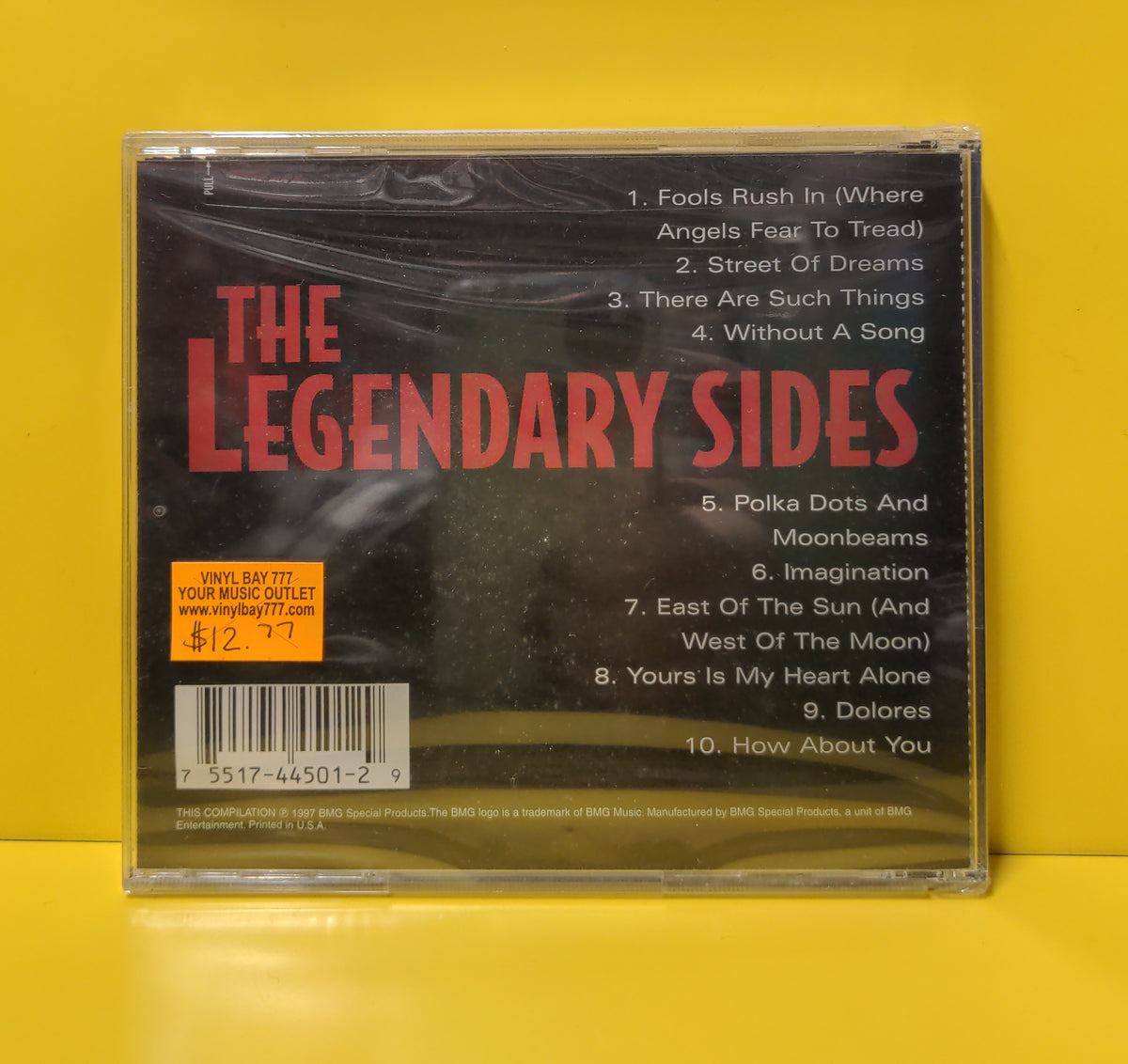 Tommy Dorsey / Frank Sinatra - The Legendary Sides - 1997 - 44501-2 New - Sealed - CDs Tommy Dorsey / Frank Sinatra - The Legendary Sides - 1997 - 44501-2 New - Sealed - CDs