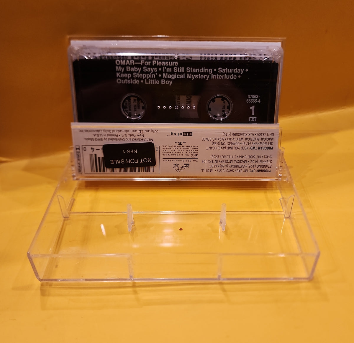 Omar - For Pleasure - 1994 - 66565 Used - VG++ - cassettes Omar - For Pleasure - 1994 - 66565 Used - VG++ - cassettes