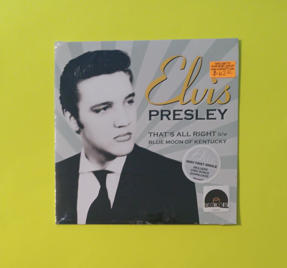 Elvis Presley - That's All Right / Blue Moon Of Kentucky - 2010 - 209 New - Sealed - 7" RSD Vinyl Elvis Presley - That's All Right / Blue Moon Of Kentucky - 2010 - 209 New - Sealed - 7" RSD Vinyl