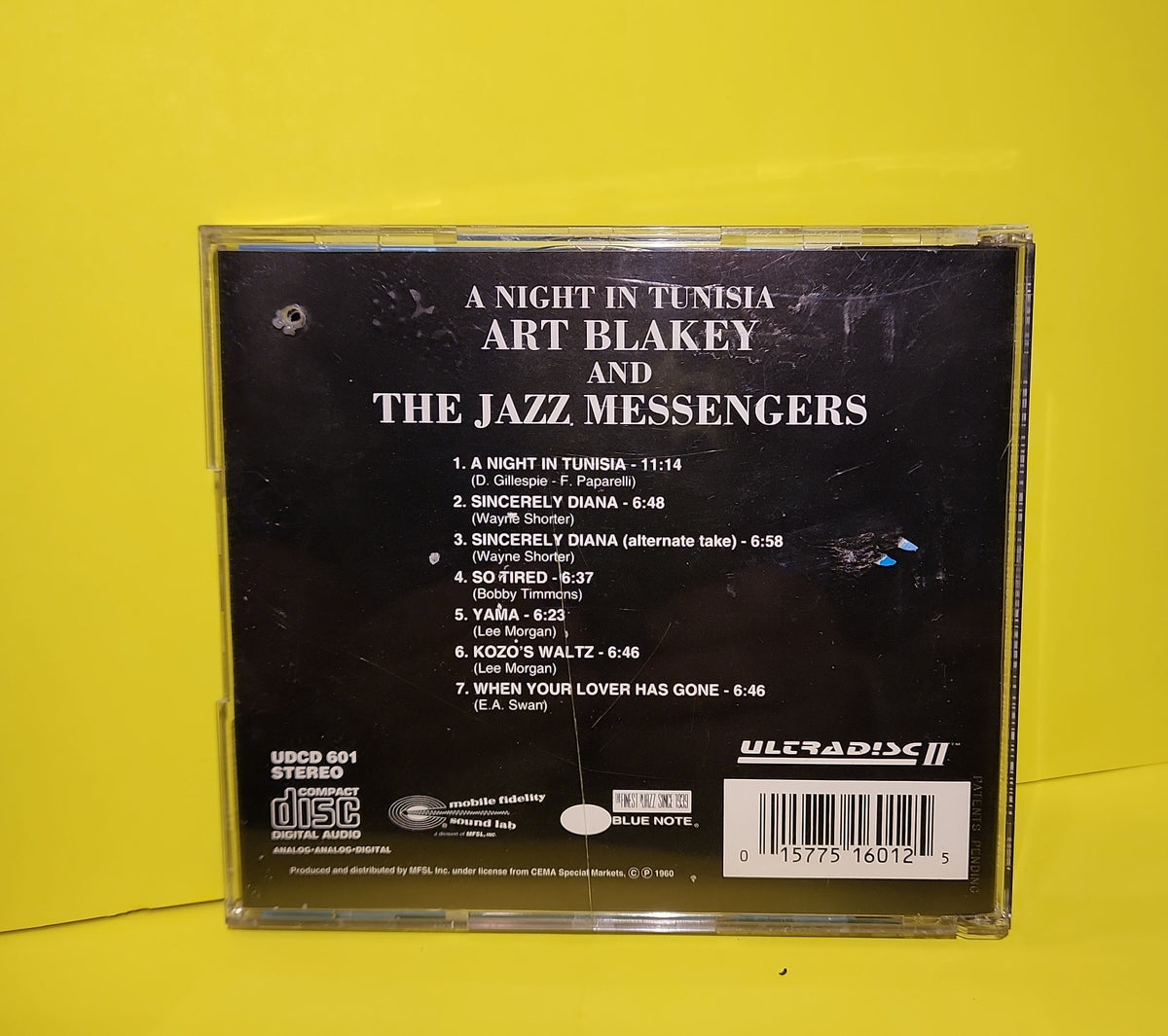 Art Blakey & The Jazz Messengers - A Night In Tunisia - 1994 - UDCD 601 Used - EX - CDs Art Blakey & The Jazz Messengers - A Night In Tunisia - 1994 - UDCD 601 Used - EX - CDs