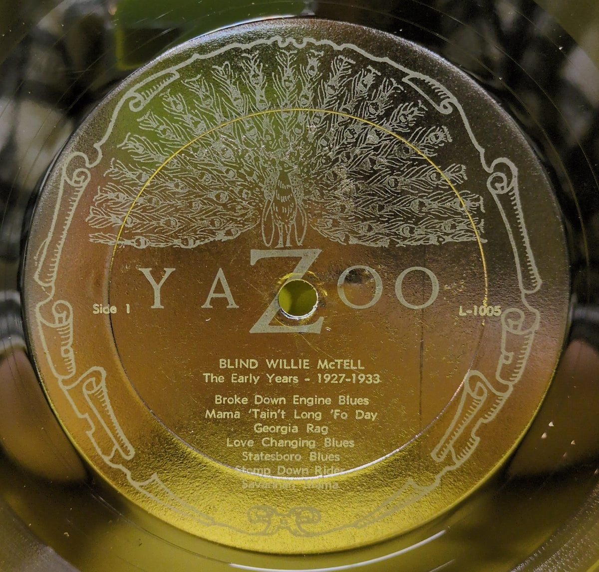Blind Willie McTell - The Early Years 1927-1933 - 1968 - L-1005 Used - VG++ - Vinyl Blind Willie McTell - The Early Years 1927-1933 - 1968 - L-1005 Used - VG++ - Vinyl
