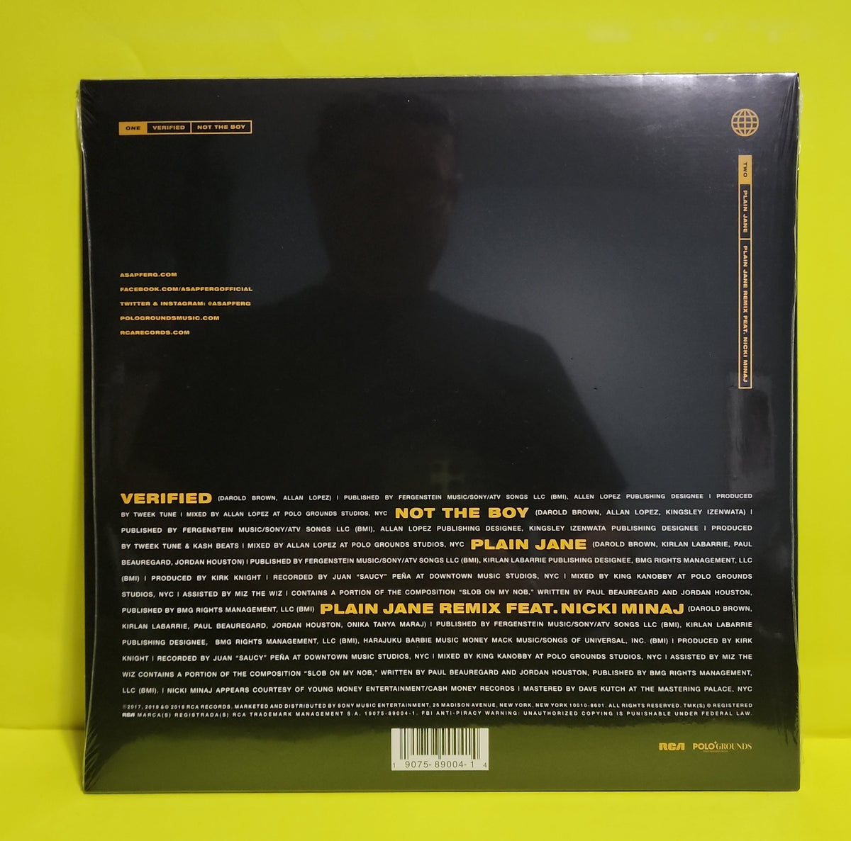 ASAP Ferg - B-Sides - 2018 - 19075890041 New - Sealed - Vinyl ASAP Ferg - B-Sides - 2018 - 19075890041 New - Sealed - Vinyl