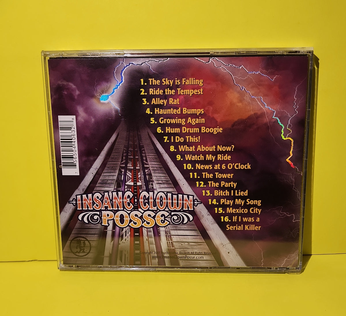 Insane Clown Posse - The Tempest - 2007 - PSY4063 Used - EX - CDs Insane Clown Posse - The Tempest - 2007 - PSY4063 Used - EX - CDs