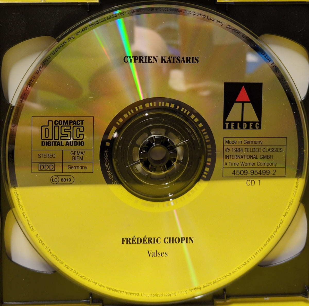 Chopin, Cyprien Katsaris - Famous Piano Works - 1994 - 4509-94499-2 Used - VG++ - CDs Chopin, Cyprien Katsaris - Famous Piano Works - 1994 - 4509-94499-2 Used - VG++ - CDs