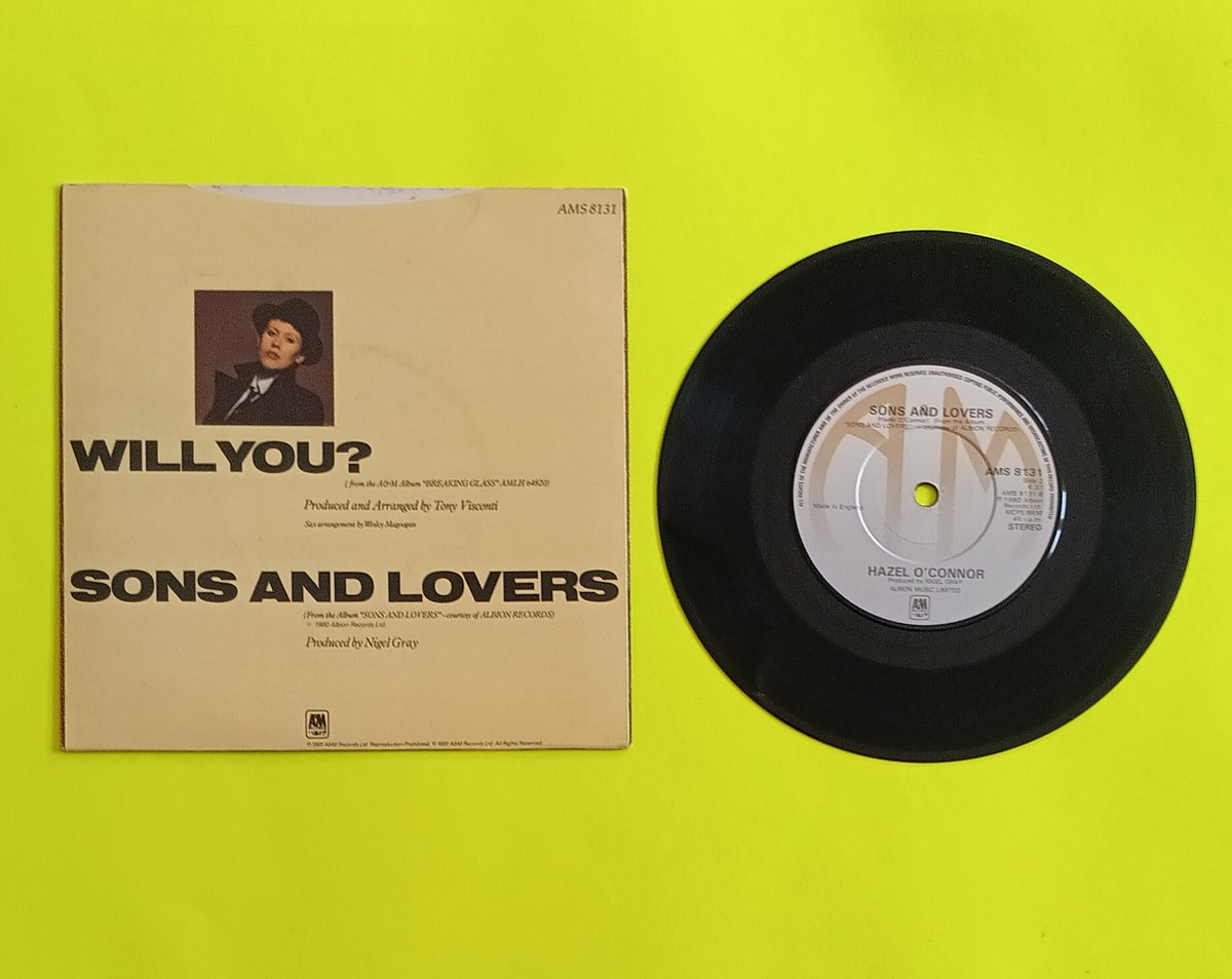 Hazel O'Connor - Will You? / Sons and Lovers - 1981 - AMS8131 Used - EX - Vinyl Hazel O'Connor - Will You? / Sons and Lovers - 1981 - AMS8131 Used - EX - Vinyl