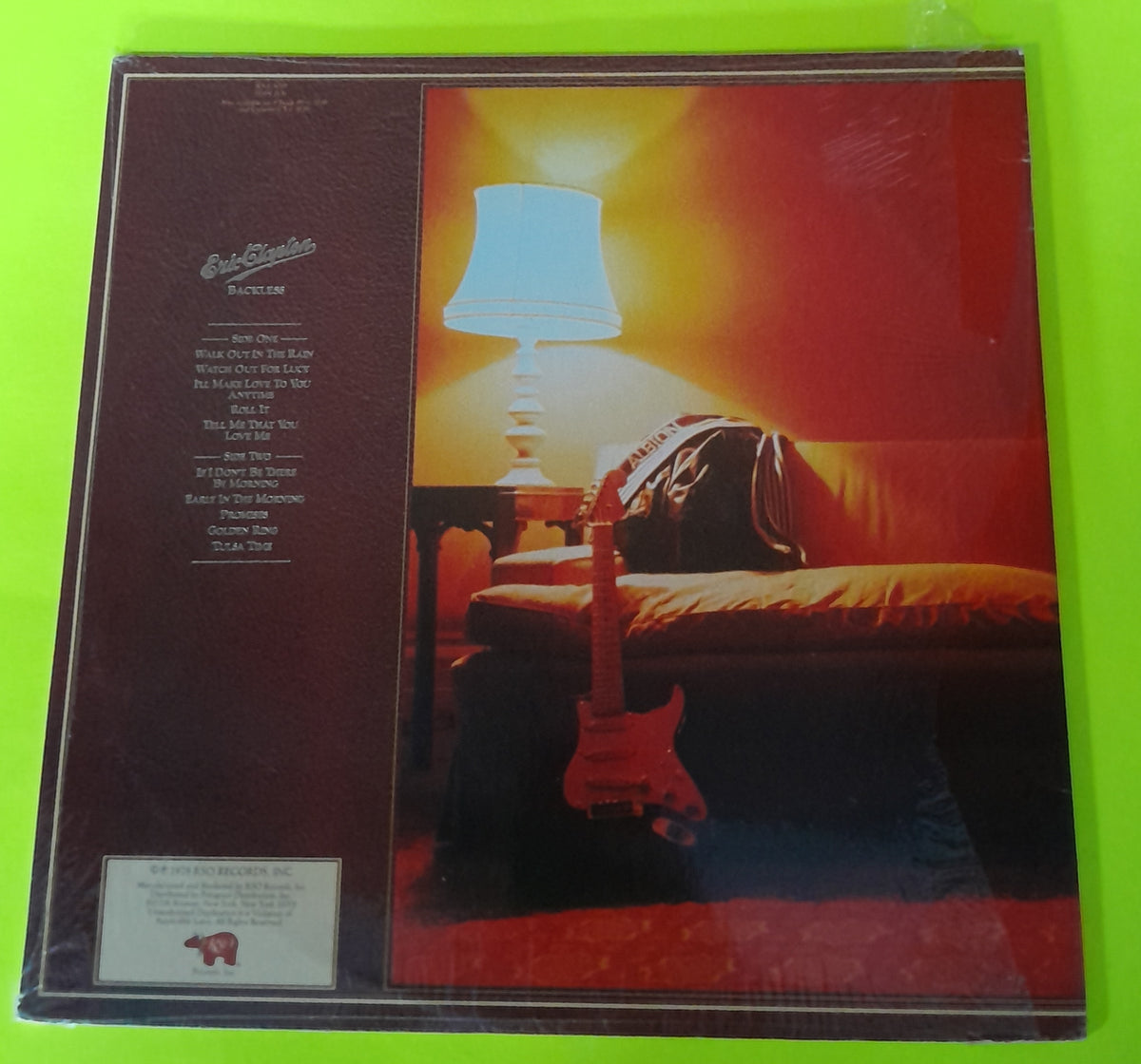 Eric Clapton - Backless - 1978 - RS-1-3039 New - Sealed - Vinyl Eric Clapton - Backless - 1978 - RS-1-3039 New - Sealed - Vinyl