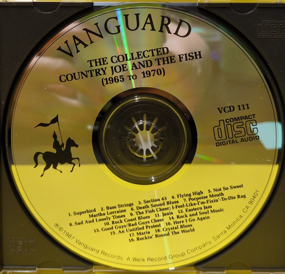 Country Joe And The Fish - The Collected Country Joe And The Fish (1965 To 1970) - 1987 - VCD-111 Used - EX - CDs Country Joe And The Fish - The Collected Country Joe And The Fish (1965 To 1970) - 1987 - VCD-111 Used - EX - CDs