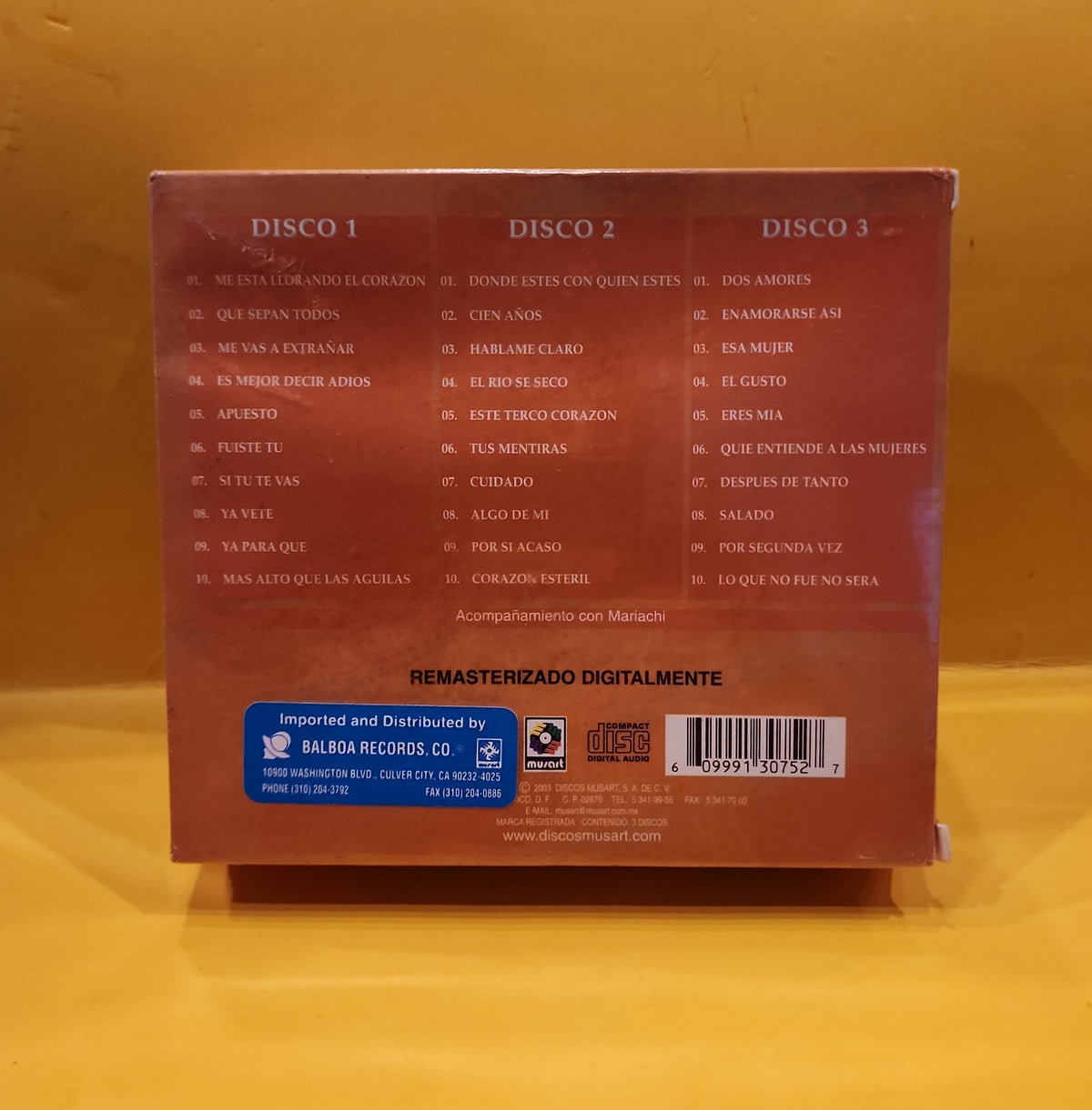 Pepe Aguilar - Joyas Musicales - 3MCD-3075 New - Sealed - CDs Pepe Aguilar - Joyas Musicales - 3MCD-3075 New - Sealed - CDs